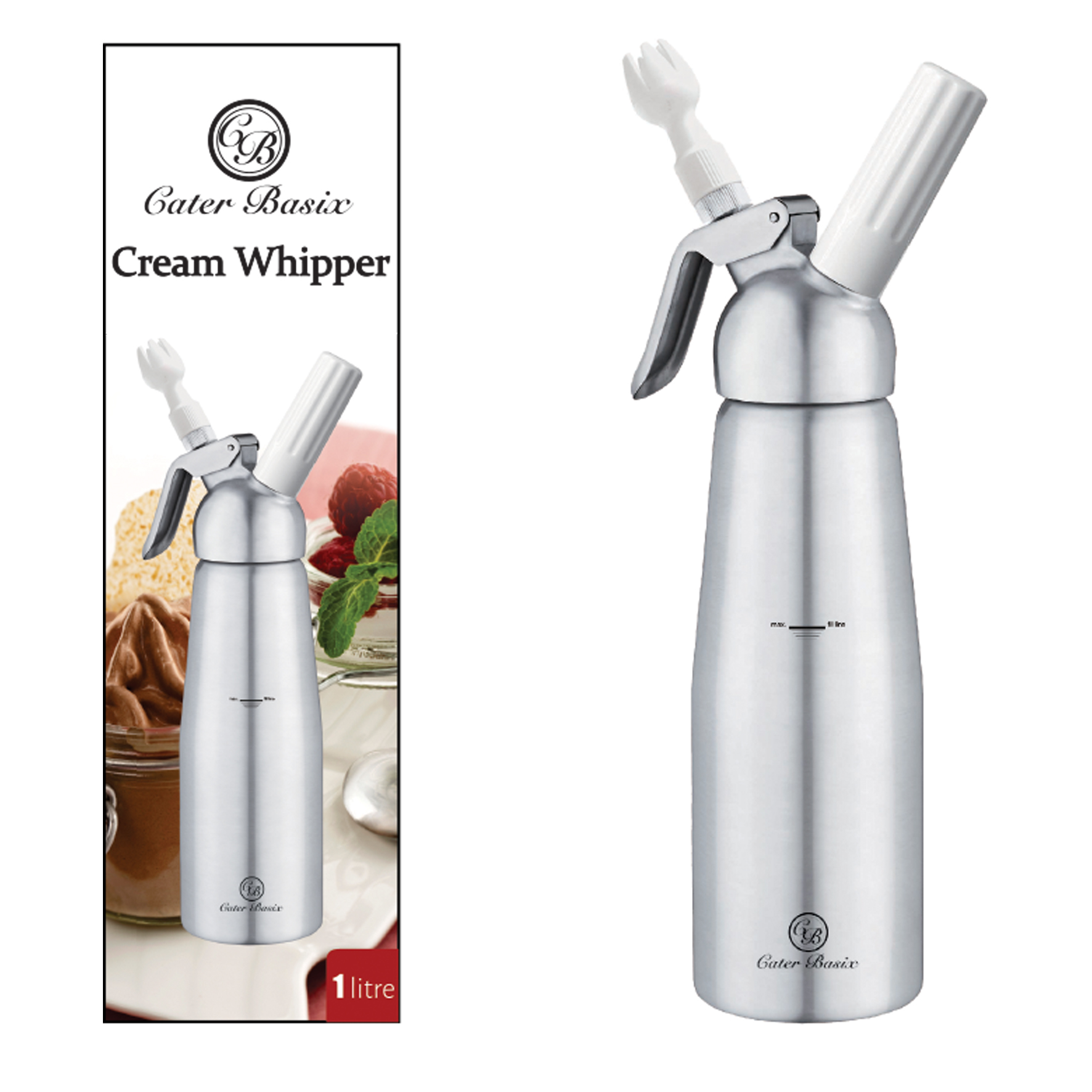 Cater Basix Cream Whipper 1.0lt AWG Trading (Pty) Ltd