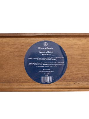 Home Classix Acacia Wooden Platter 40 x 14.5 x 2cm