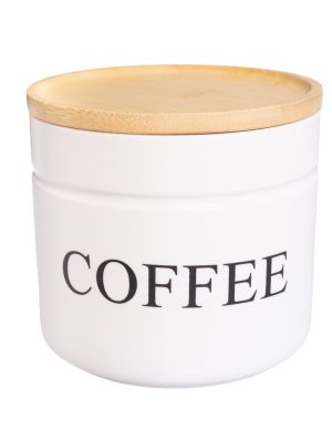 Home Classix Coffee Canister with Bamboo Lid 12.2 x 12.2 x 11.4cm